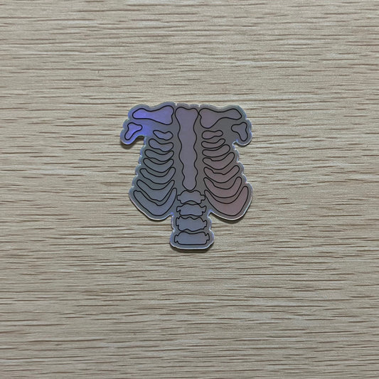 Holographic Skeleton Sticker