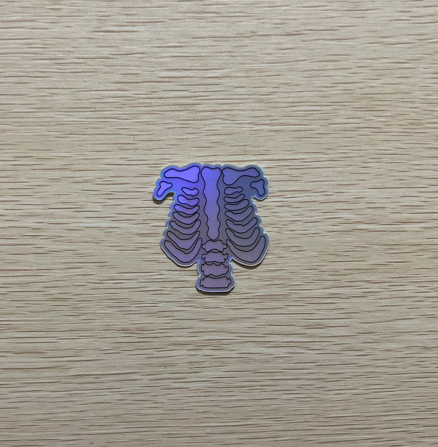 Holographic Skeleton Sticker