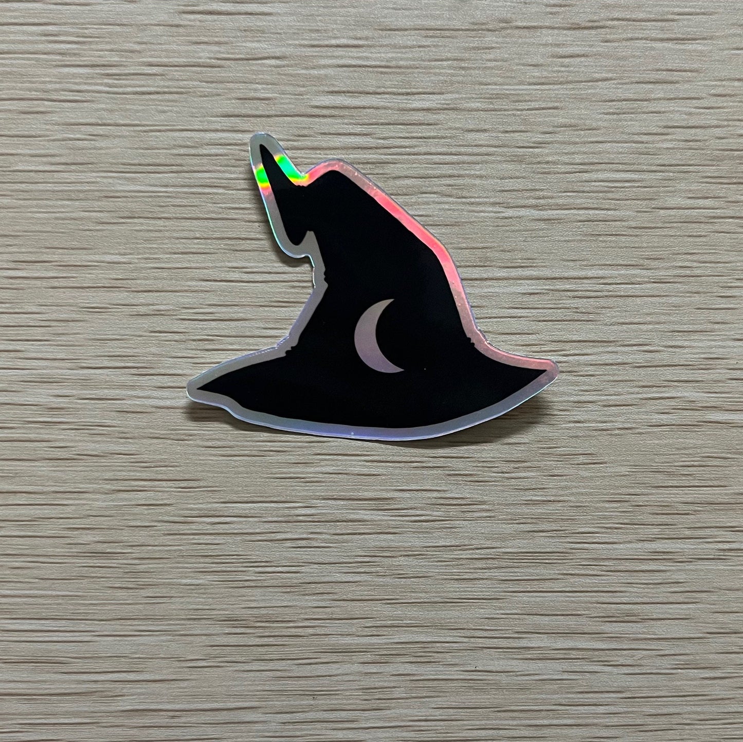 Holographic Witch Hat Sticker