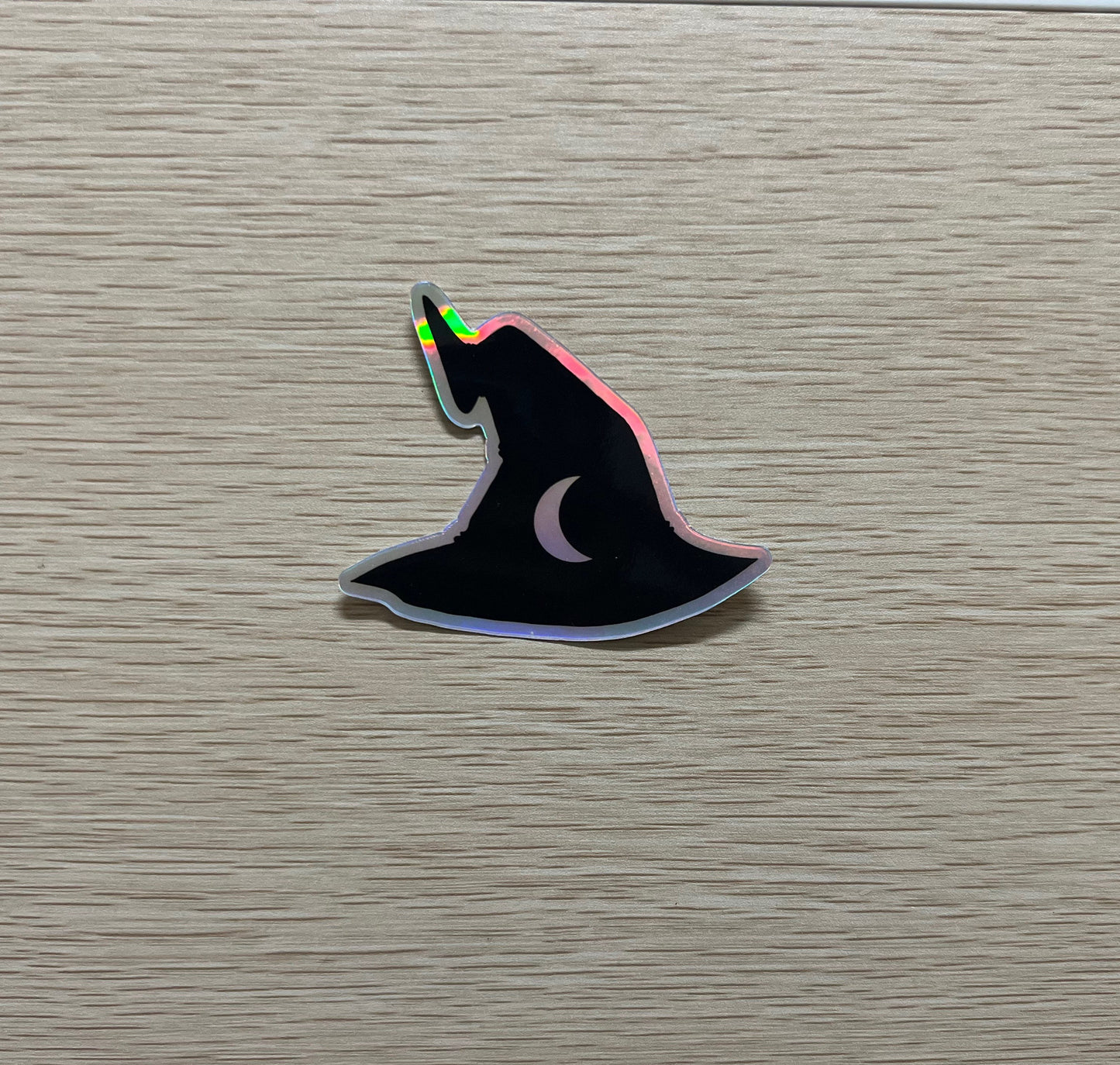 Holographic Witch Hat Sticker