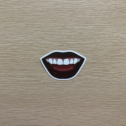 Vampire Teeth Sticker