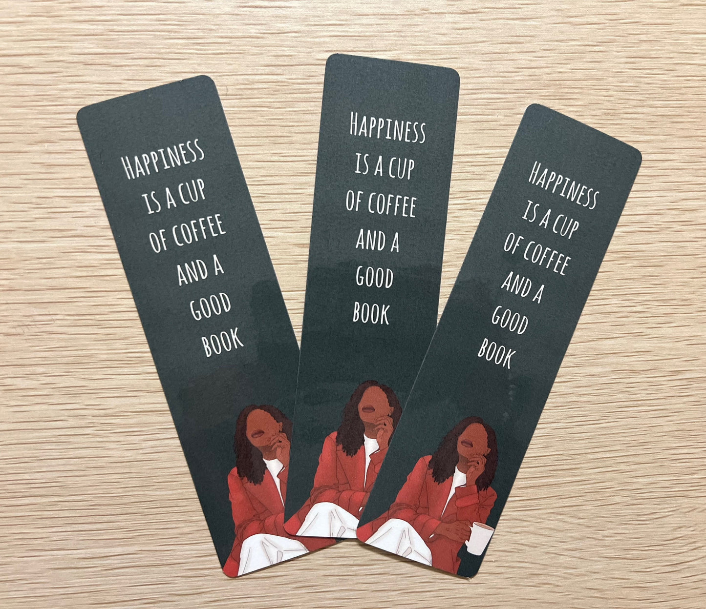 Happiness Bookmark, Coffee