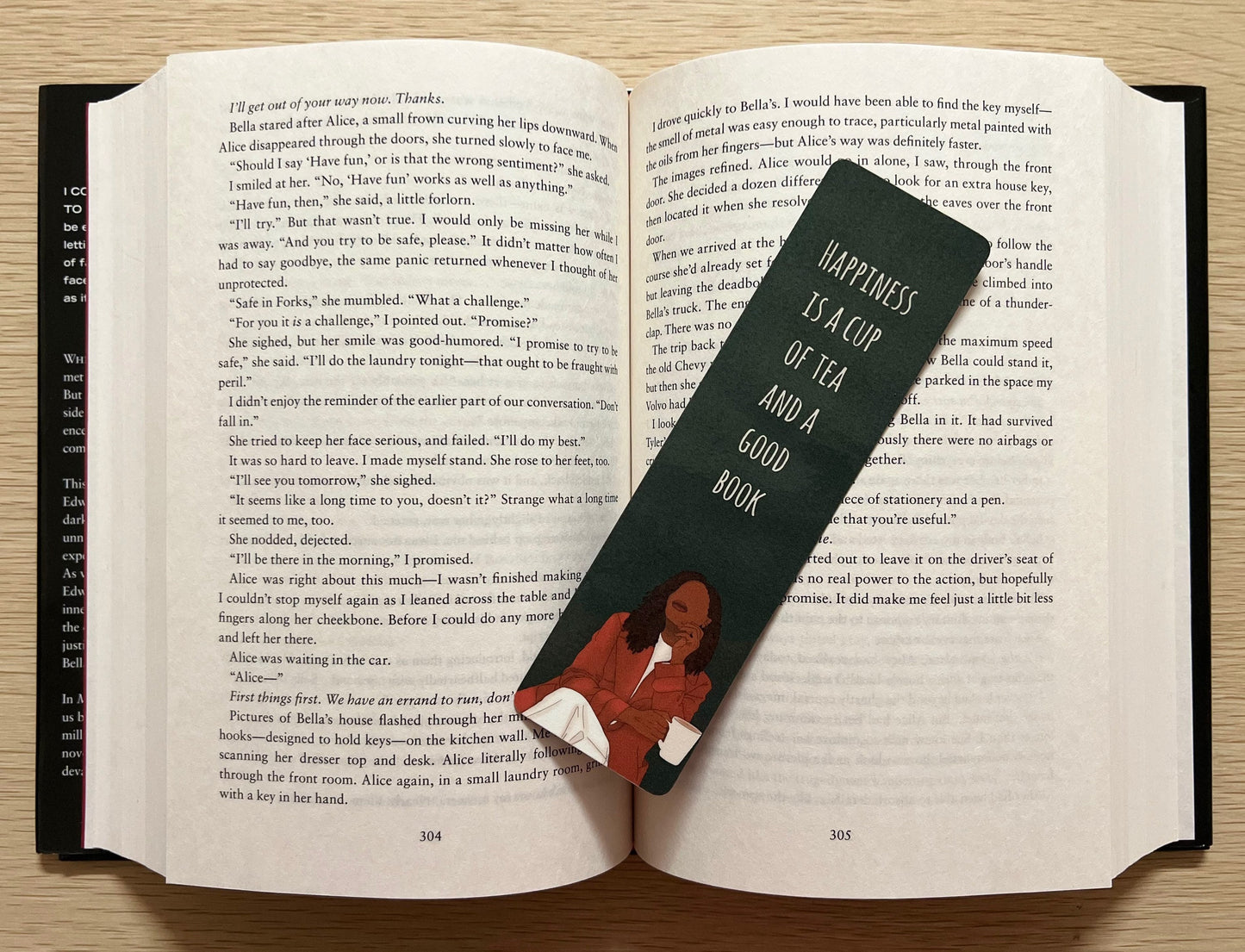 Happiness Bookmark, Tea