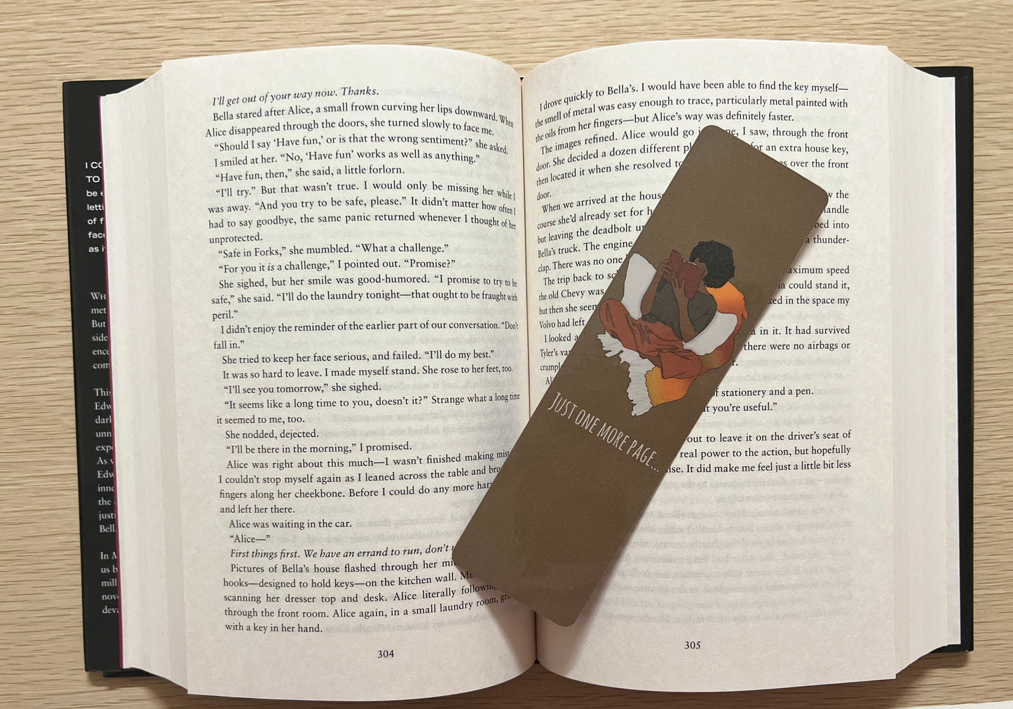 Just One More Page Bookmark