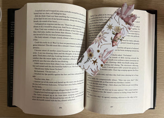 Magical Peekaboo Crystal Bookmark