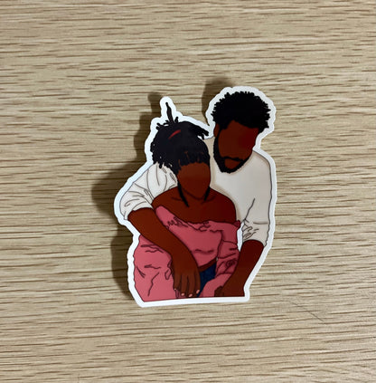 Cute Couple Sticker