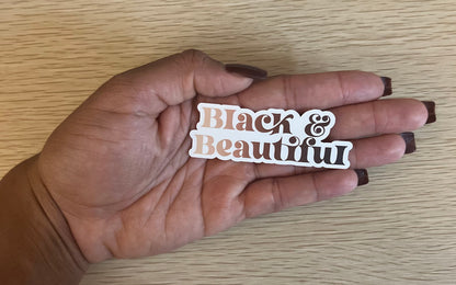 Black & Beautiful Stickers