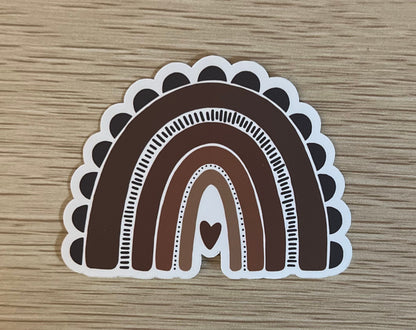 Melanin Rainbow Sticker