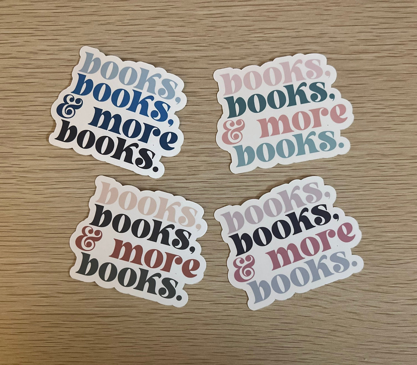 Books, Books, & More Books Sticker