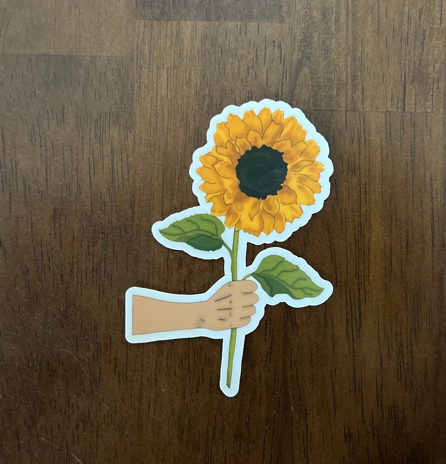 Sunflower Hand Sticker