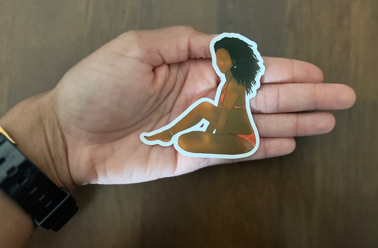 Beach Girl Sticker