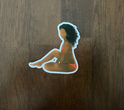 Beach Girl Sticker