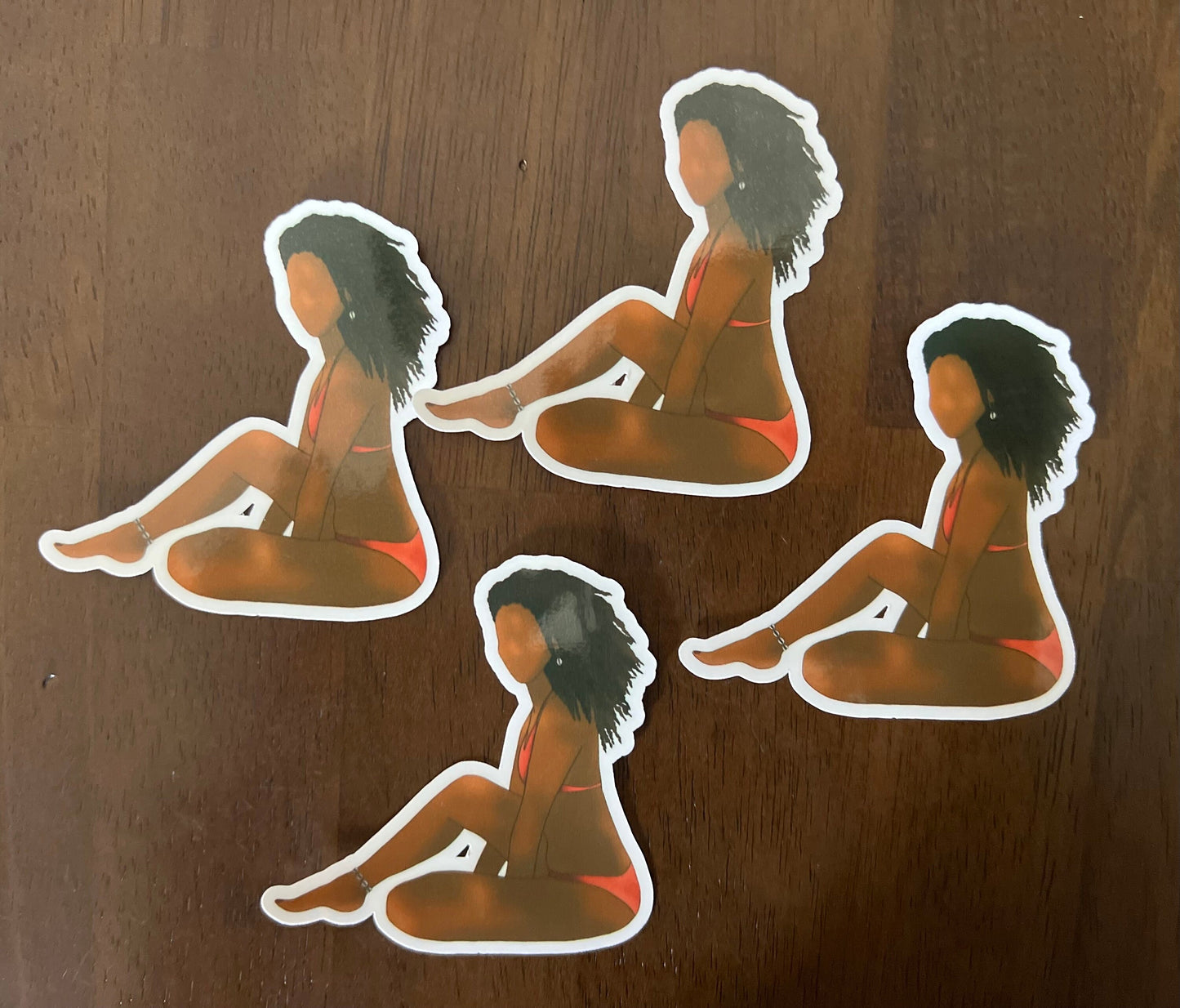 Beach Girl Sticker