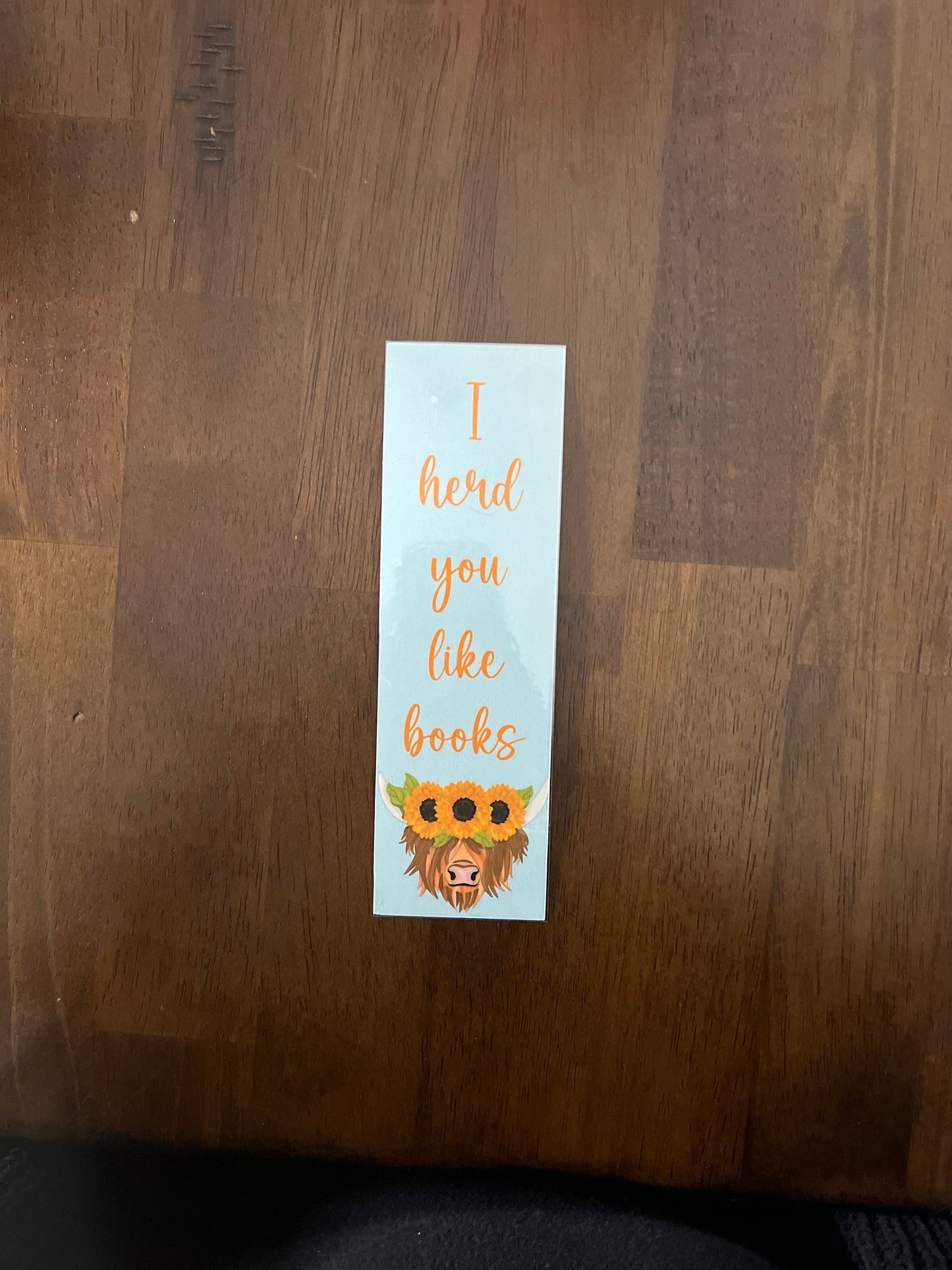 Highland Cow Bookmark