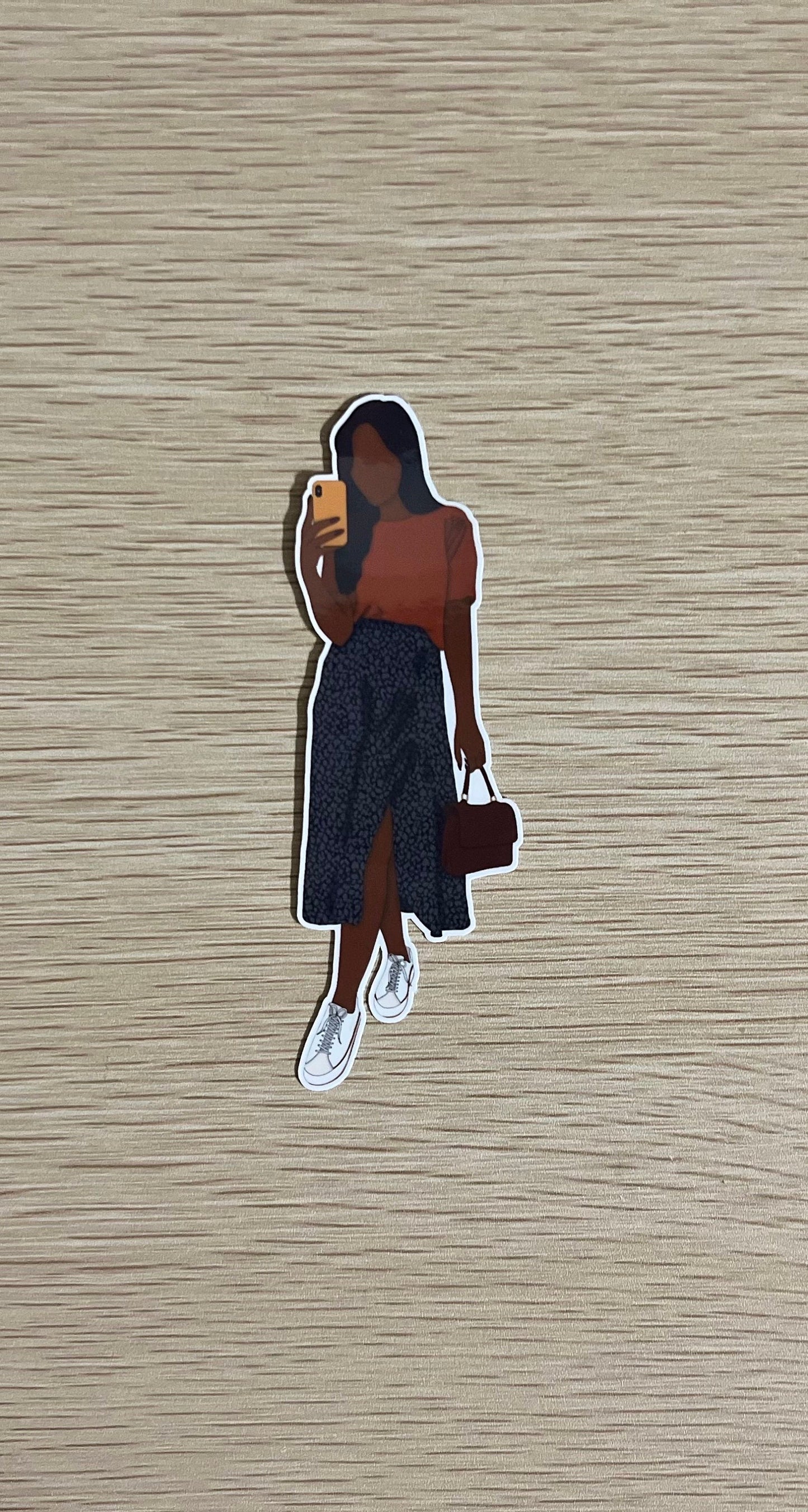 Cute Black Girl Sticker