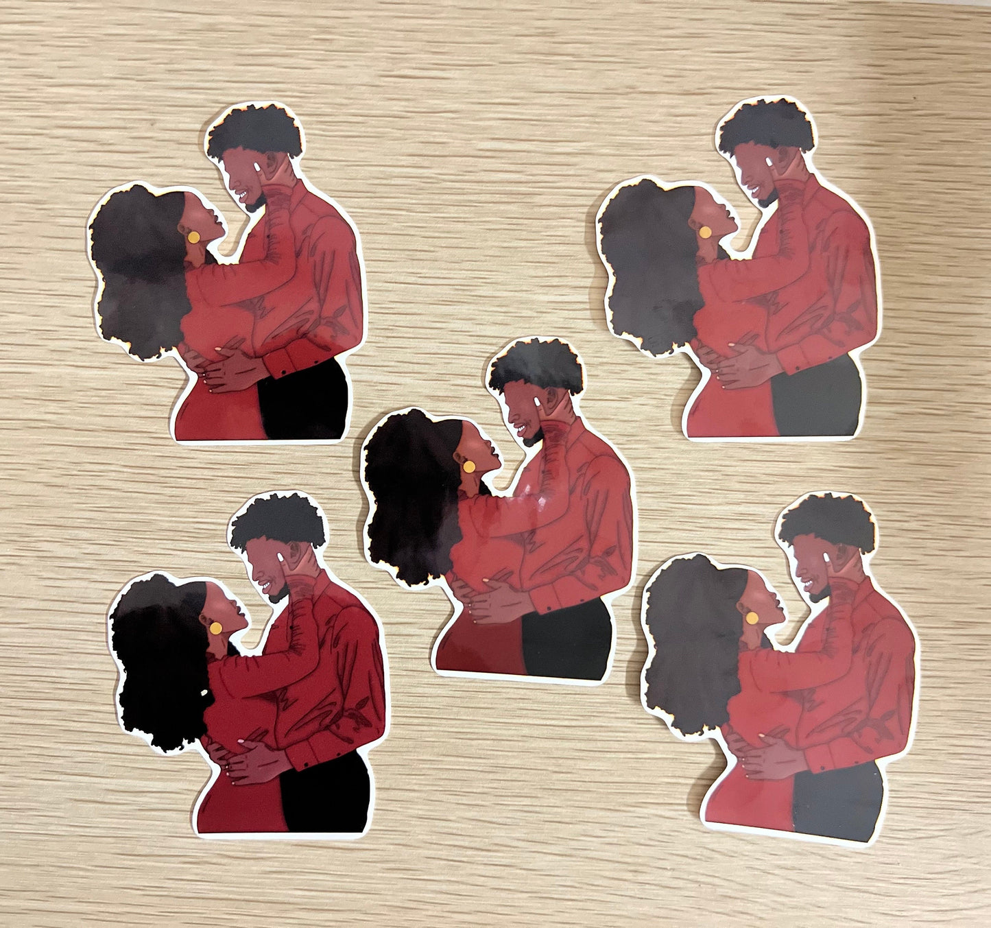 Black Love Sticker