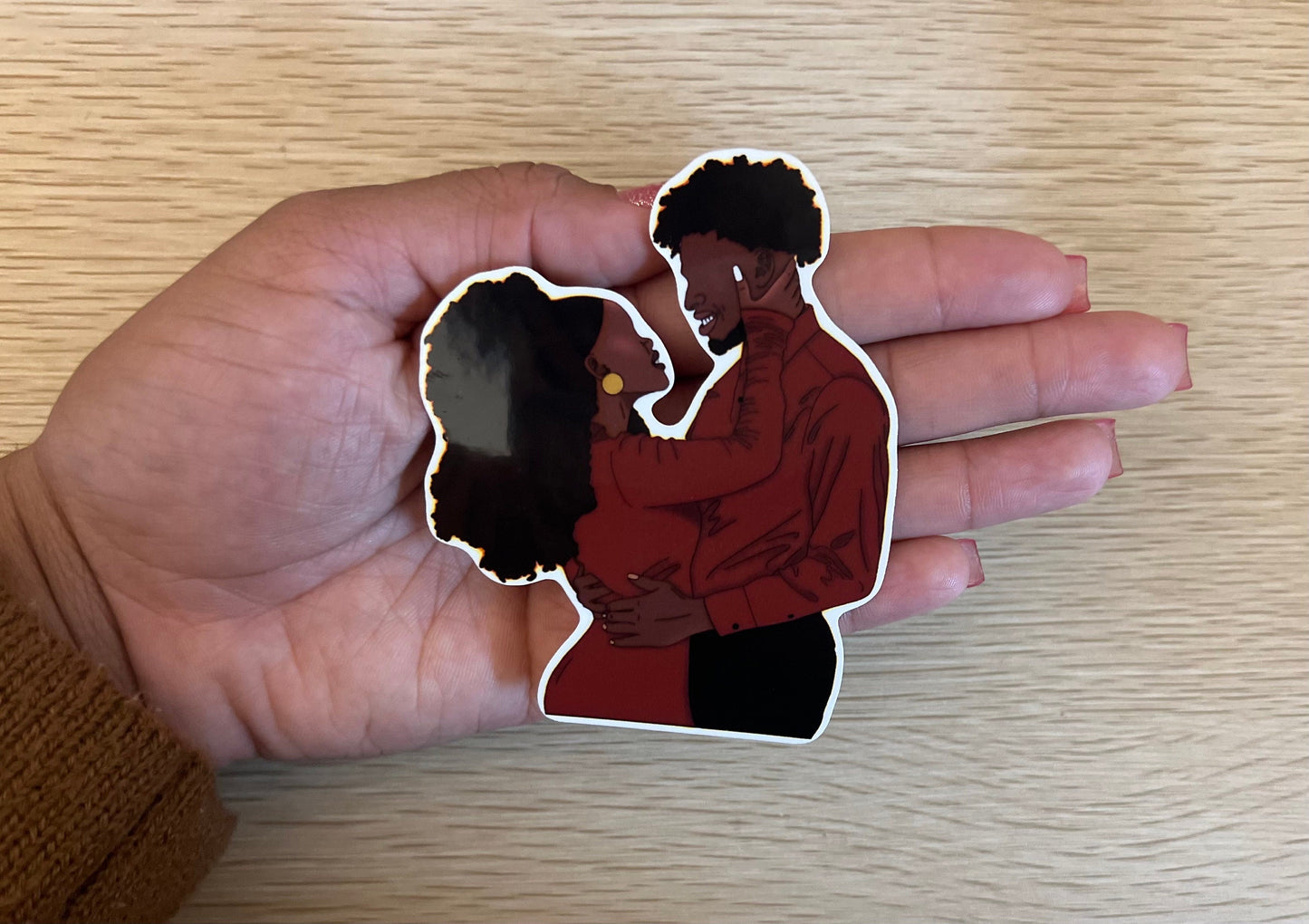 Black Love Sticker