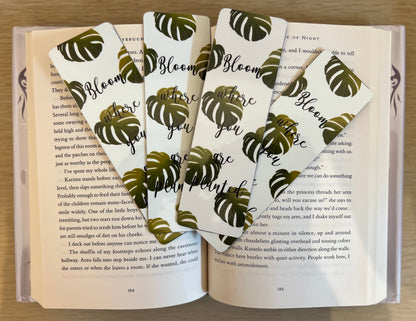 Bloom Where You Are Planted Bookmark