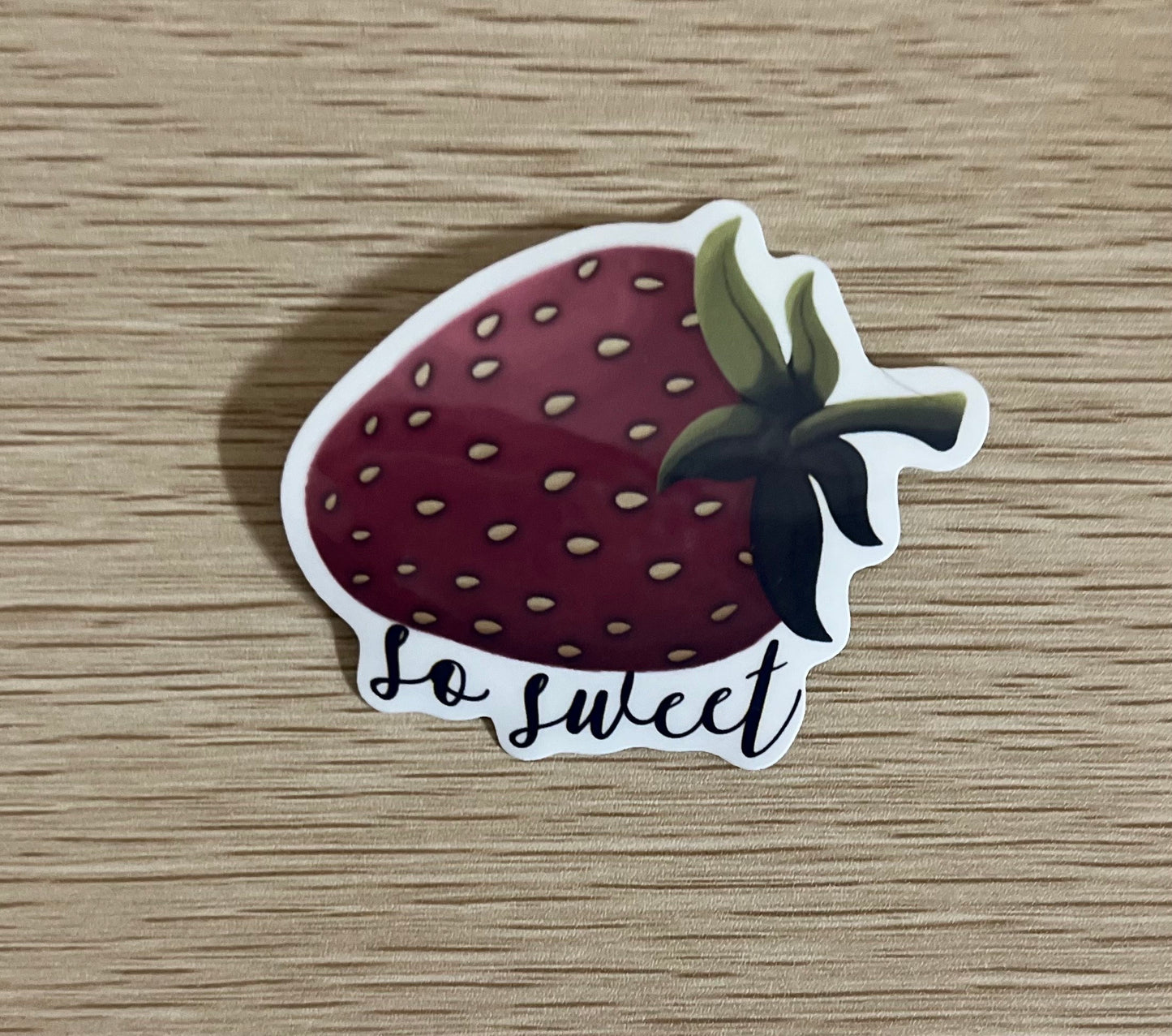 So Sweet Strawberry Sticker