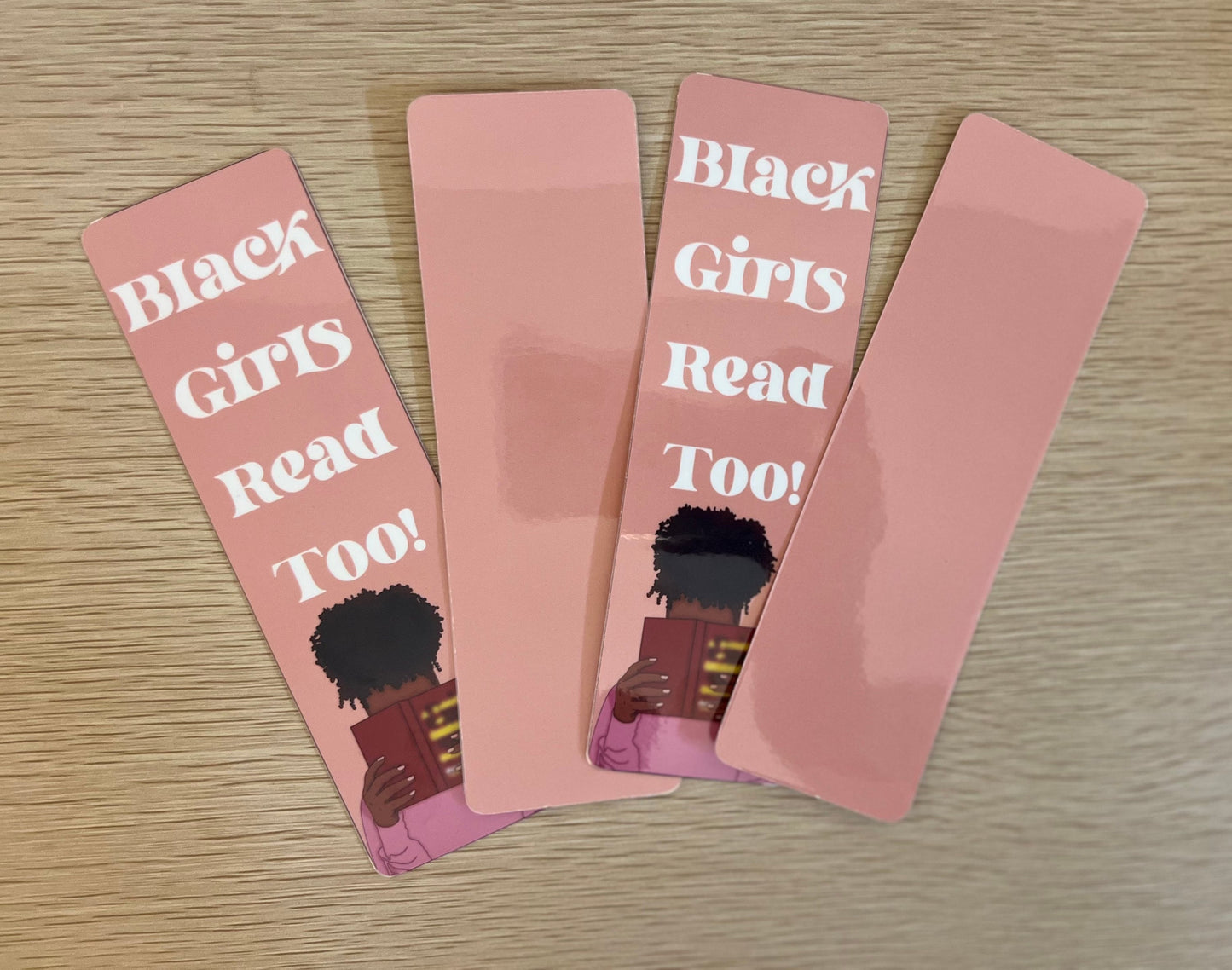 Black Girls Read Too! Bookmark