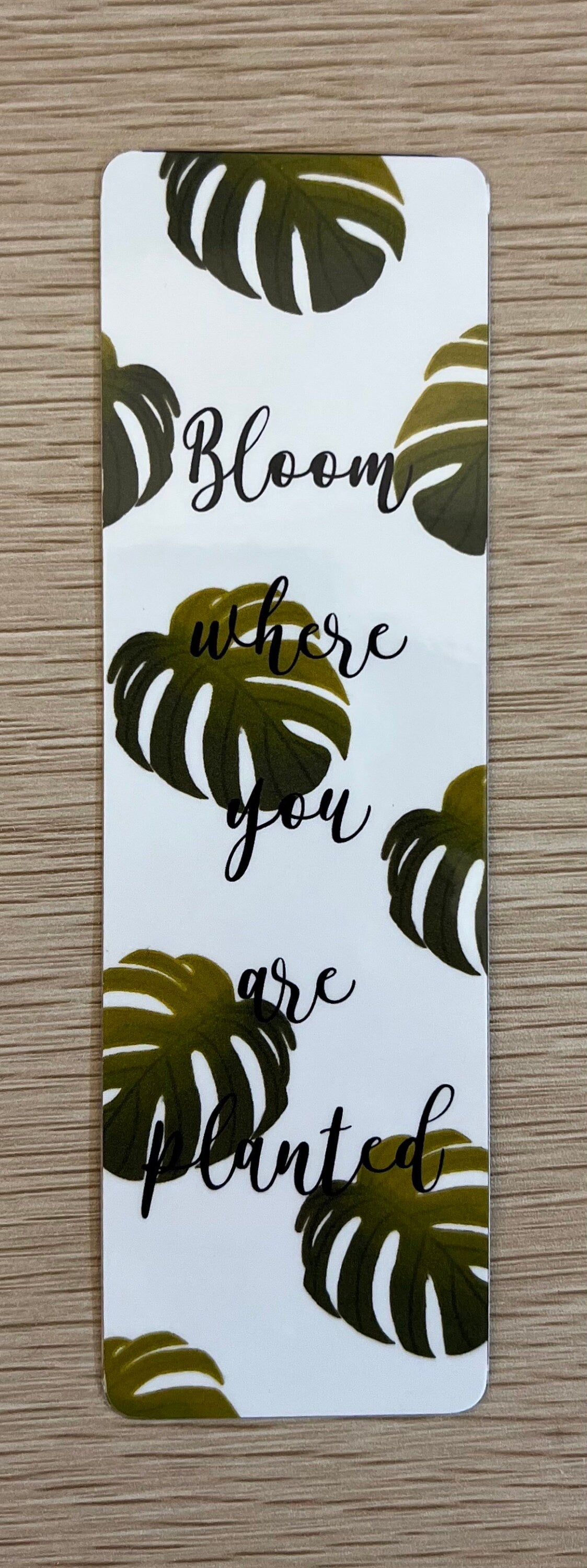 Bloom Where You Are Planted Bookmark